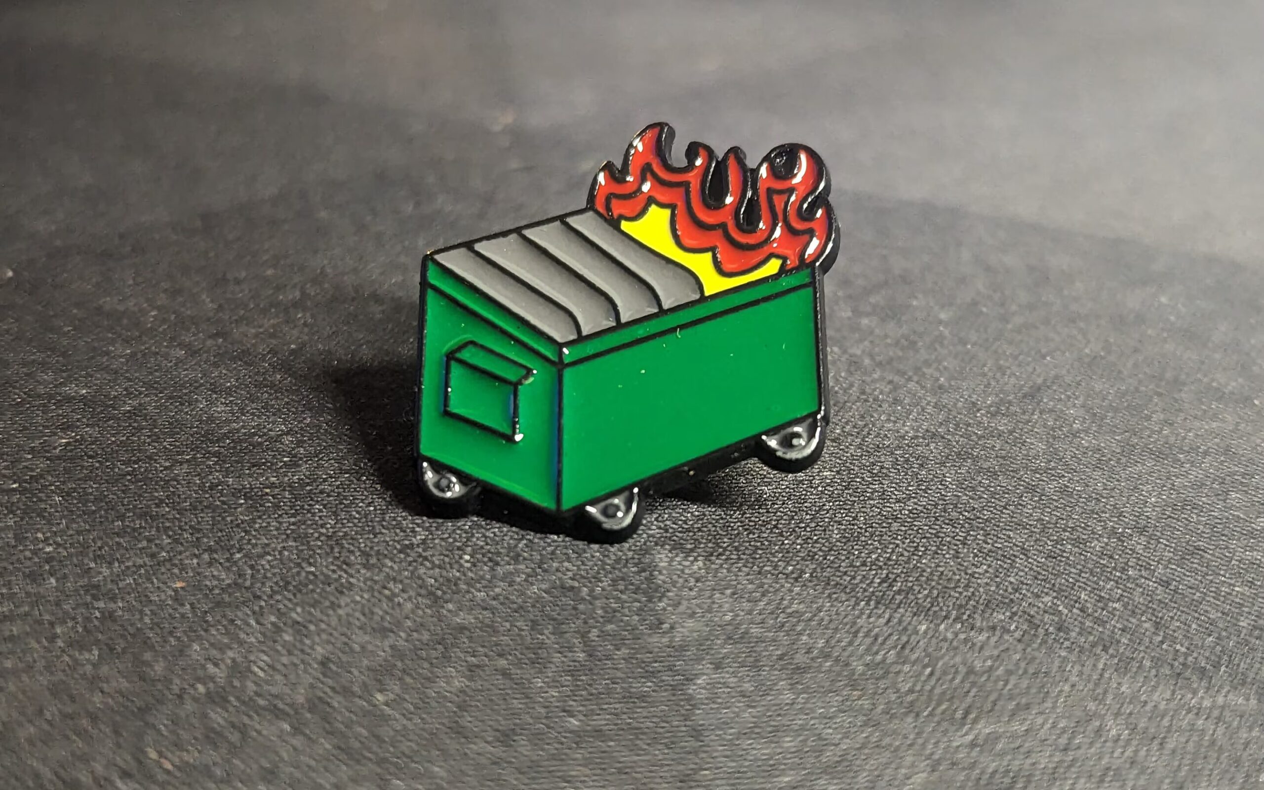 Dumpster Fire Pin